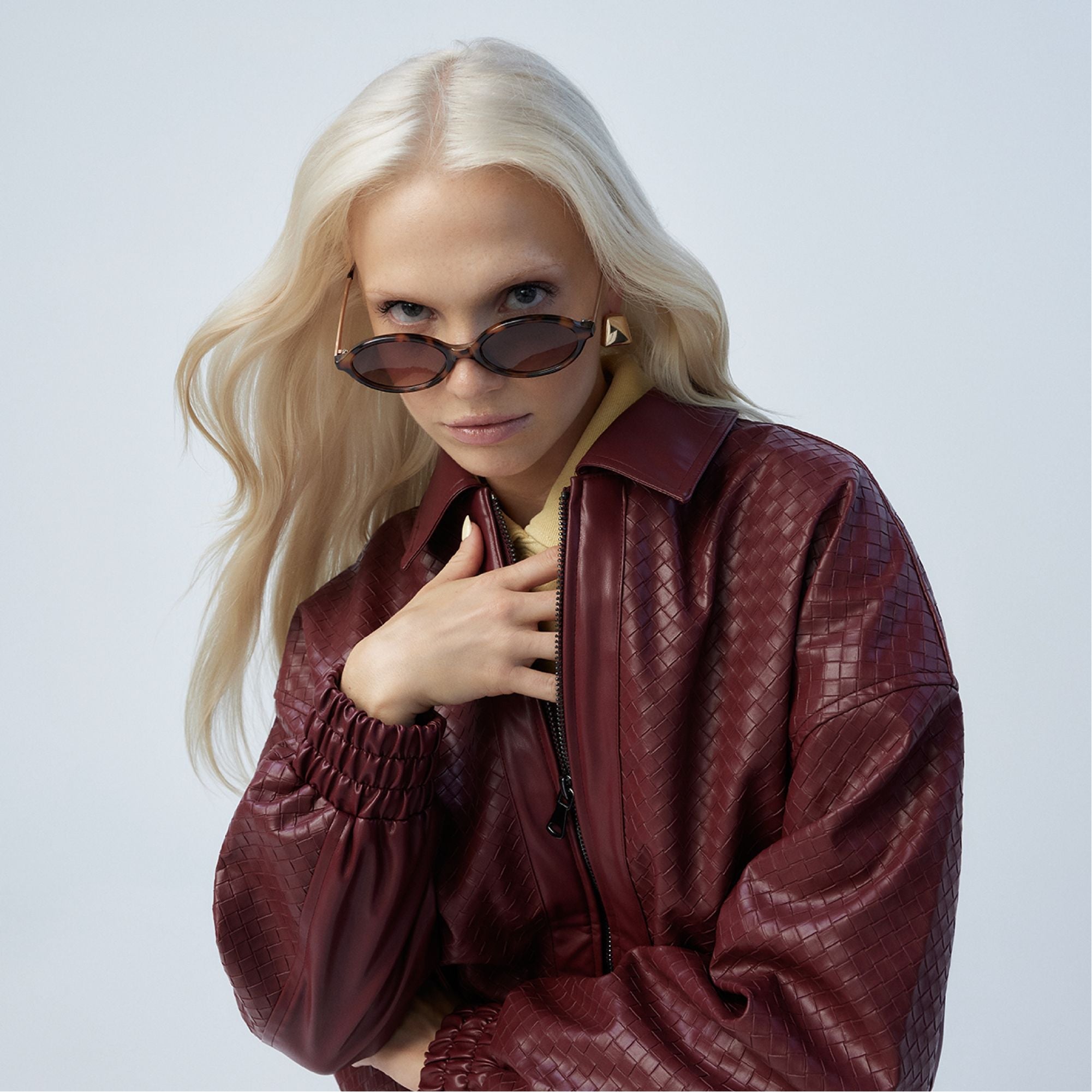 Aldo Javona Other Brown Women's Square - Round sunglasses Women|Accessories