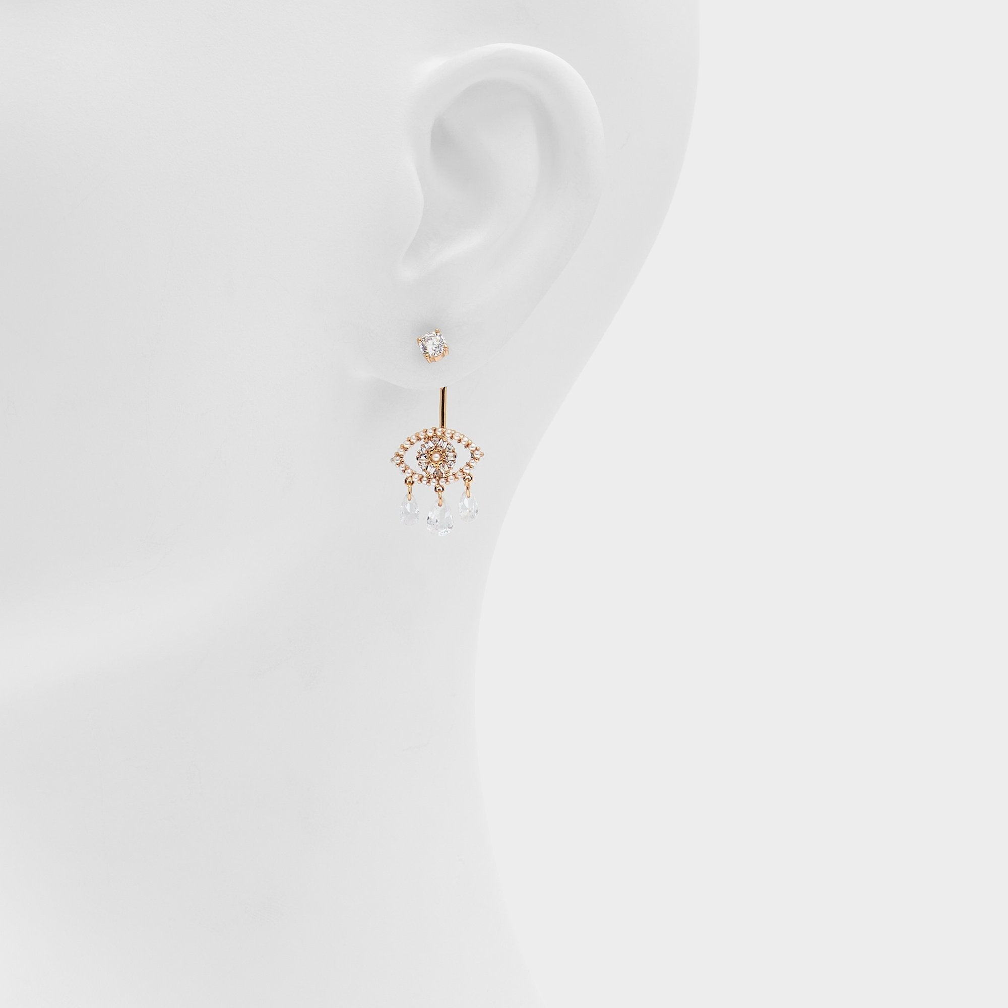 Aldo Eulalie Gold/Clear Multi Women's Gold plated - Earrings Women|Accessories