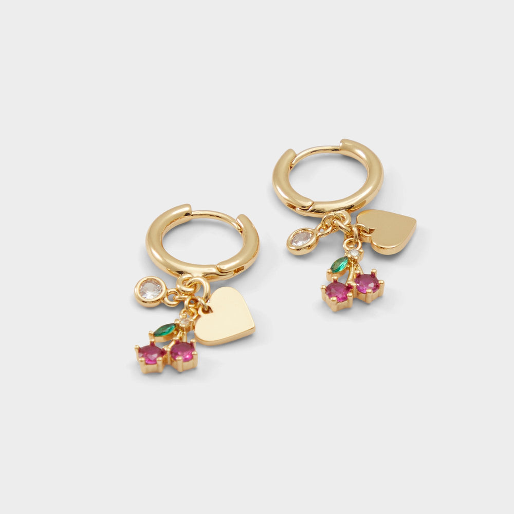 Aldo Cerisiaa Red Women's Gold plated - Earrings Women|Accessories