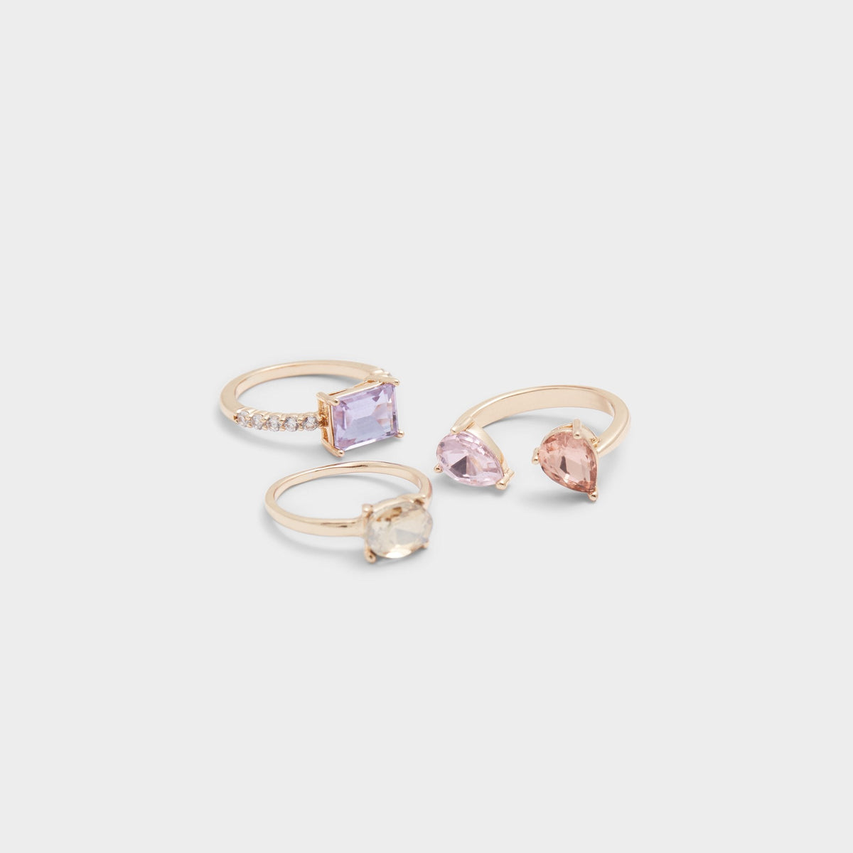Aldo Pimediax Pastel Multi Women's Rings - Stackable rings Women|Accessories