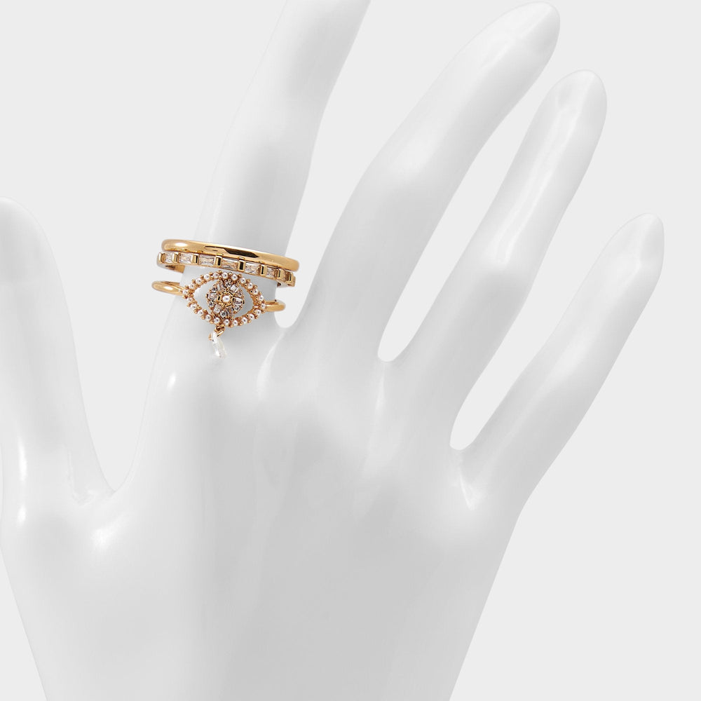 Aldo Darsee Light Blue Women's Cubic Zirconia - Stackable rings Women|Accessories