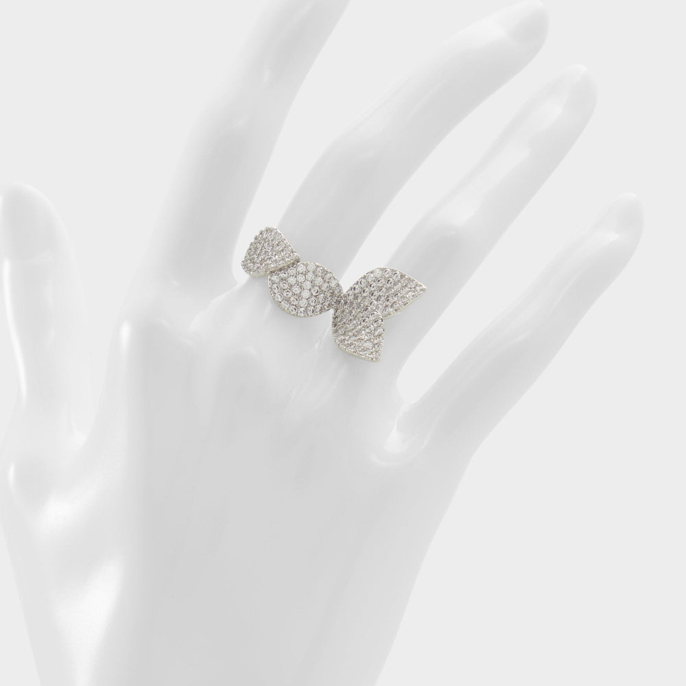 Aldo Celenring Silver/Clear Multi Women's Rings - Ring Women|Accessories