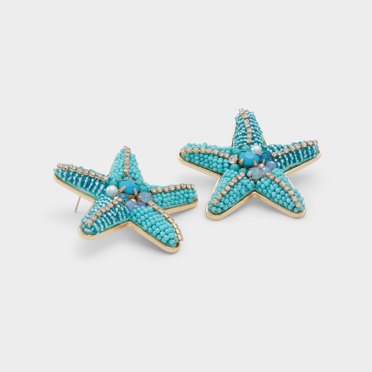 Aldo Starfishh in Turquoise - Statement earrings Women