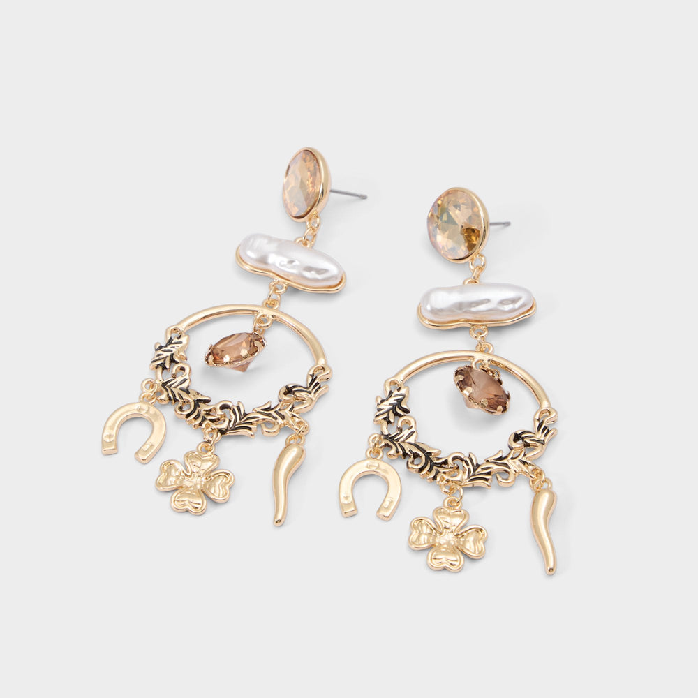 Aldo Chances in Champagne - Chandelier earrings Women|Accessories