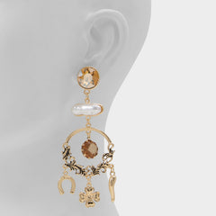 Aldo Chances in Champagne - Chandelier earrings Women|Accessories