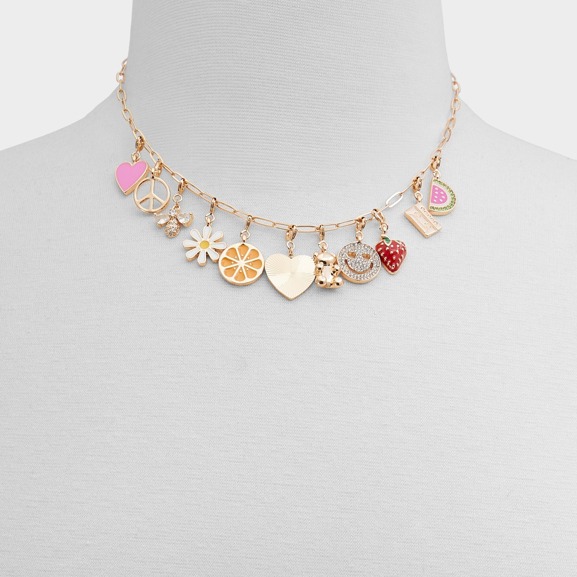 Aldo Charmcrazy Bright Multi Women's Necklaces - Charm necklace Women|Accessories