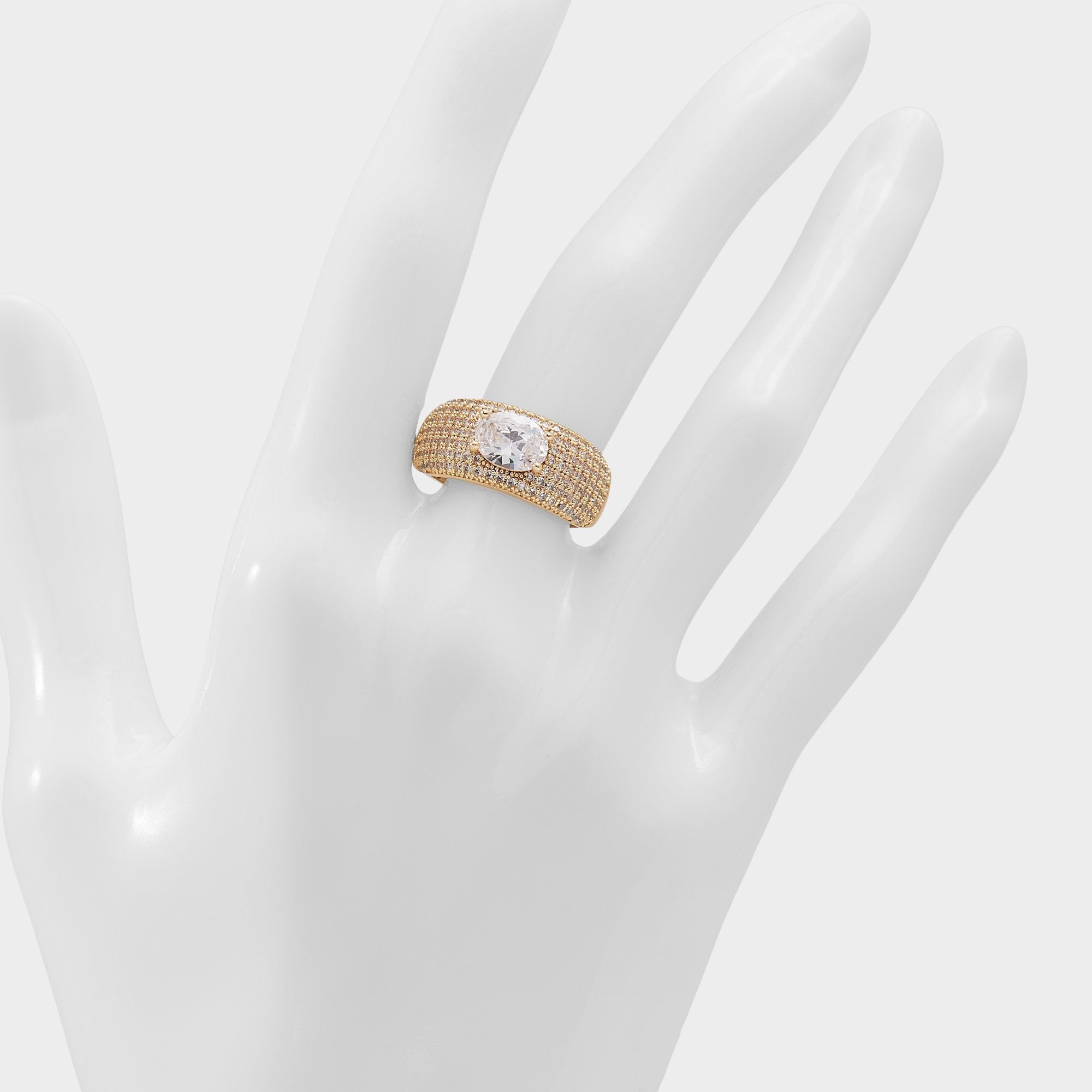 Aldo Caredar Gold/Clear Multi Women's Cubic Zirconia - Ring Women|Accessories