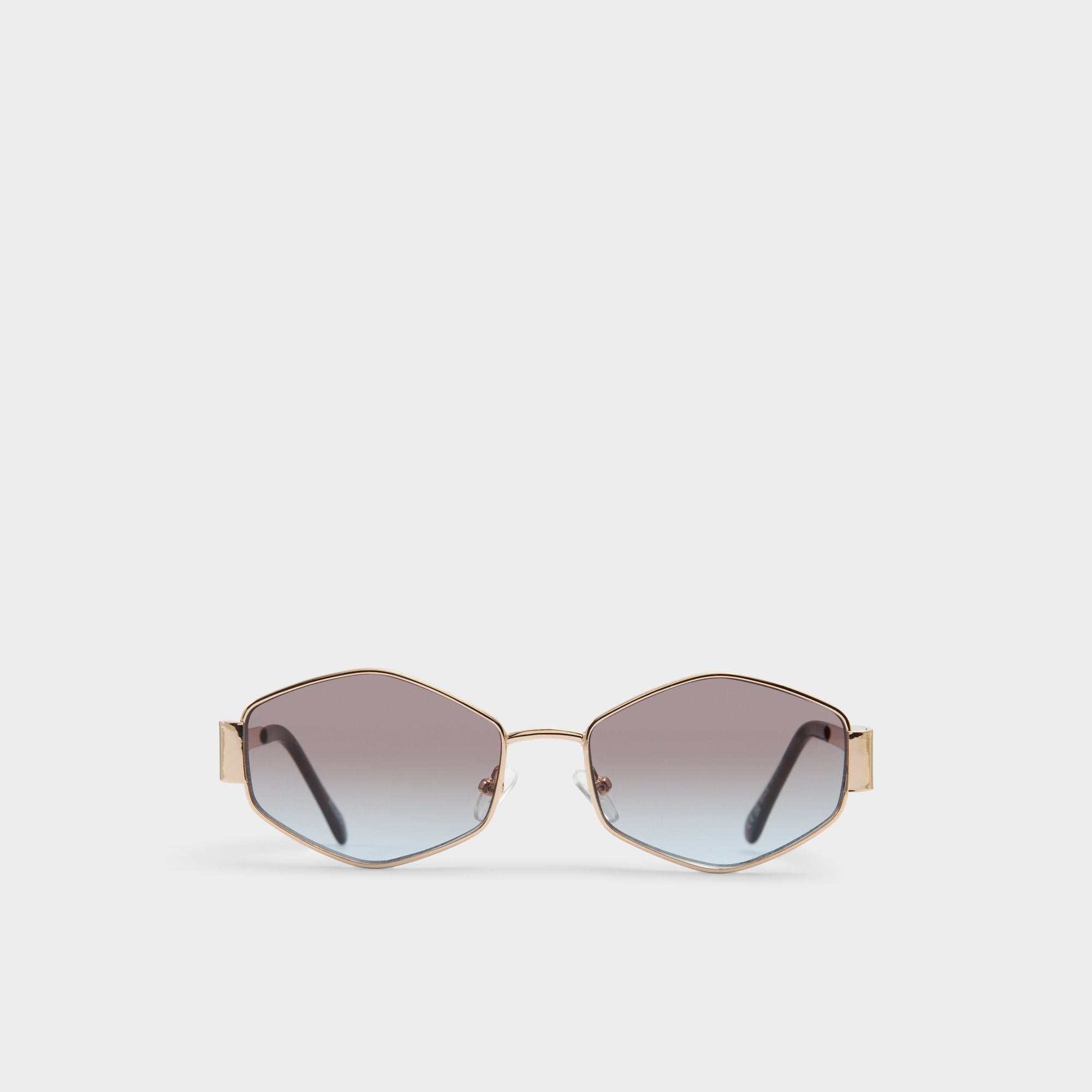 Aldo Rilibaen Gold Women's Round - Sunglasses Women|Accessories
