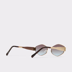 Aldo Rilibaen Gold Women's Round - Sunglasses Women|Accessories