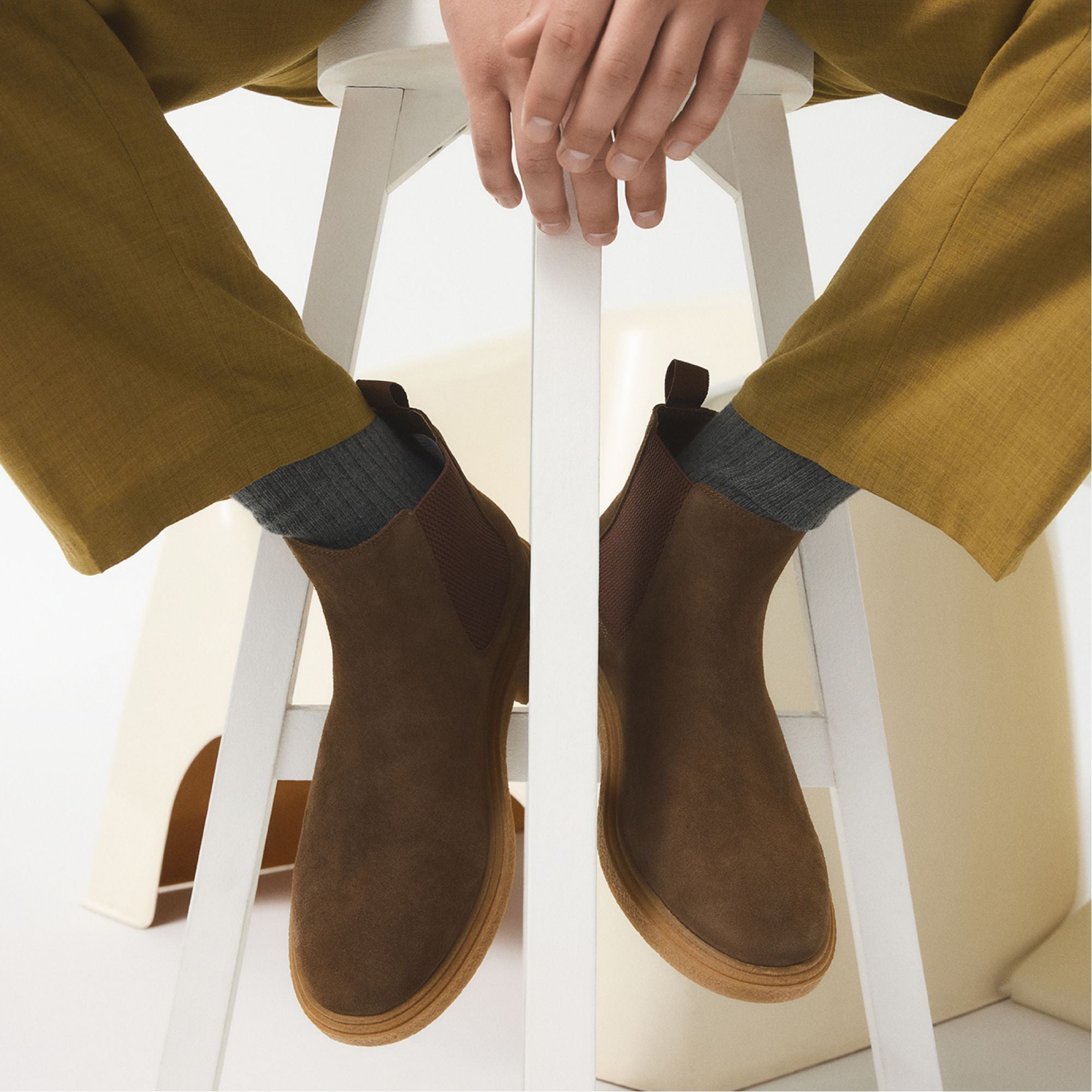 Aldo Zeddy in Light Brown - Chelsea boot Men