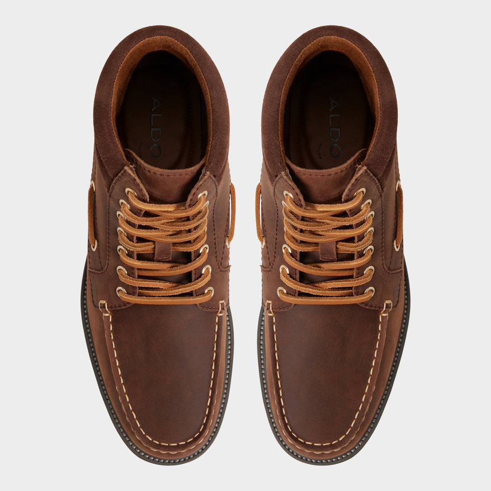 Aldo Farrell in Medium Brown - Combat boot, Lug sole Men