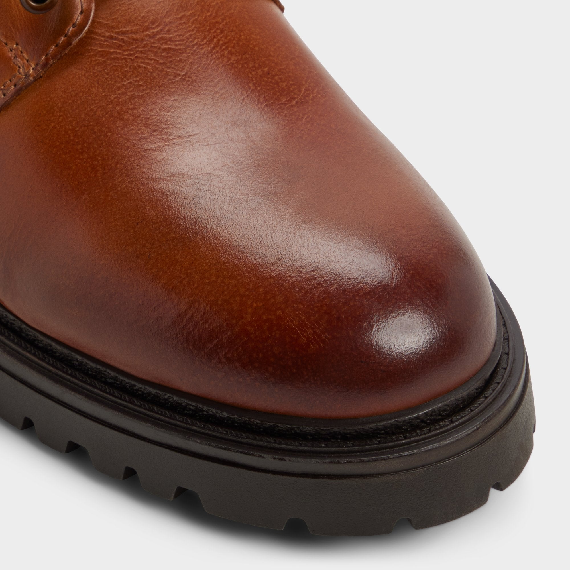 Aldo Draco in Cognac - Combat boot, Lug sole Men