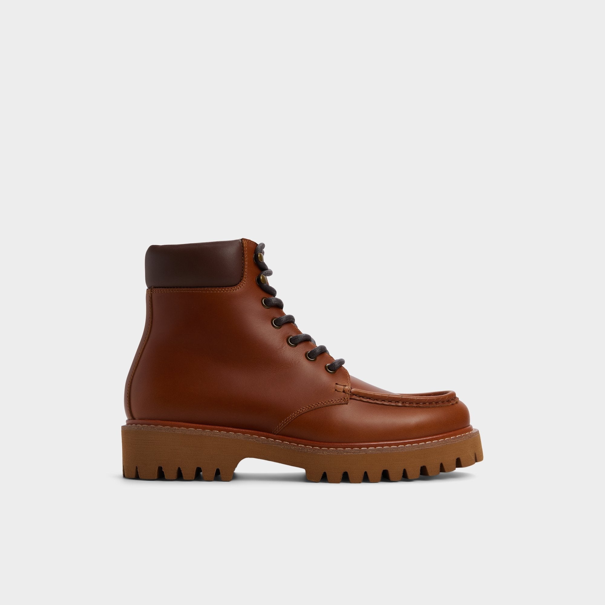 Aldo Grier in Cognac - Combat boot, Lug sole Men