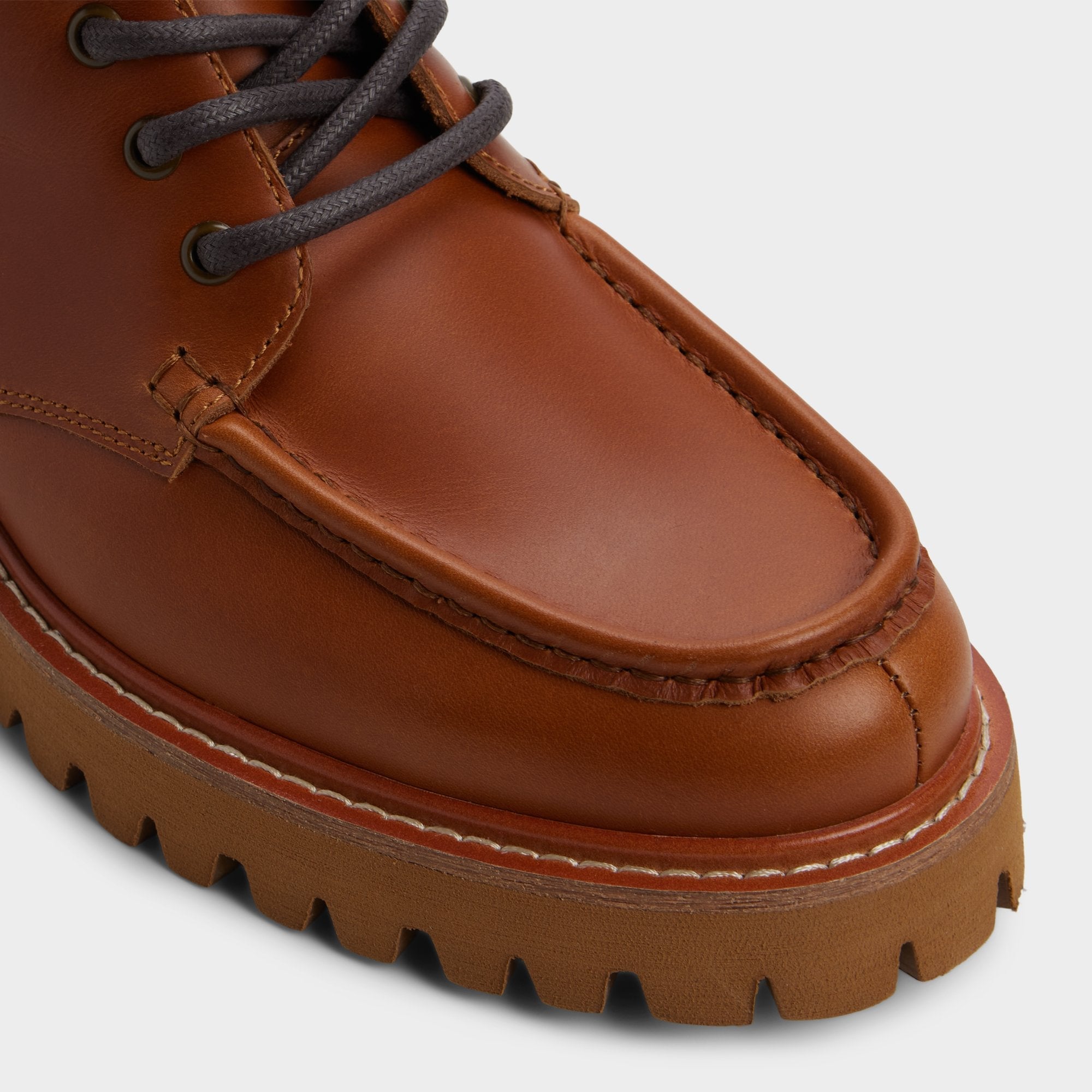 Aldo Grier in Cognac - Combat boot, Lug sole Men