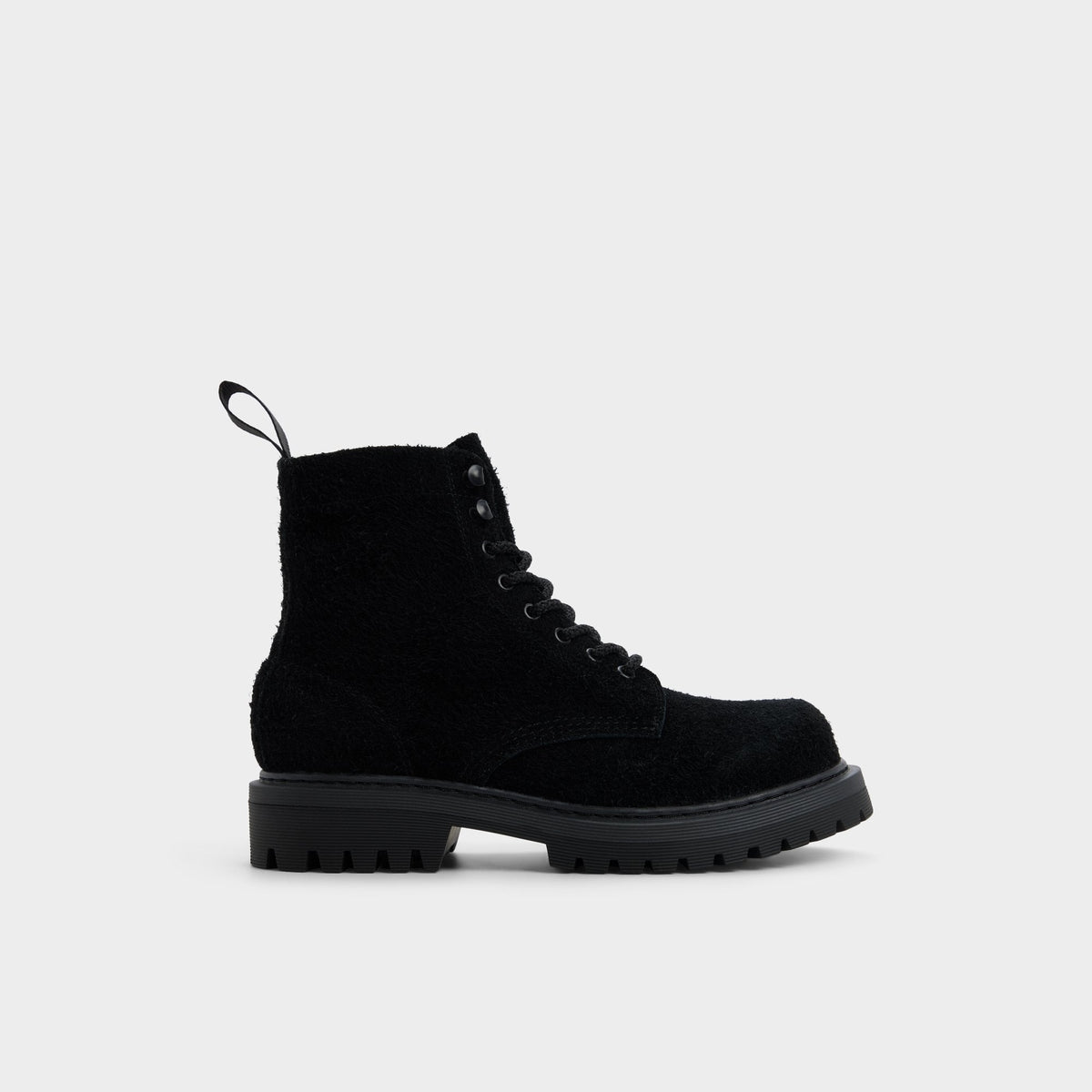 Aldo Doublezero in Black - Combat boot, Lug sole Men