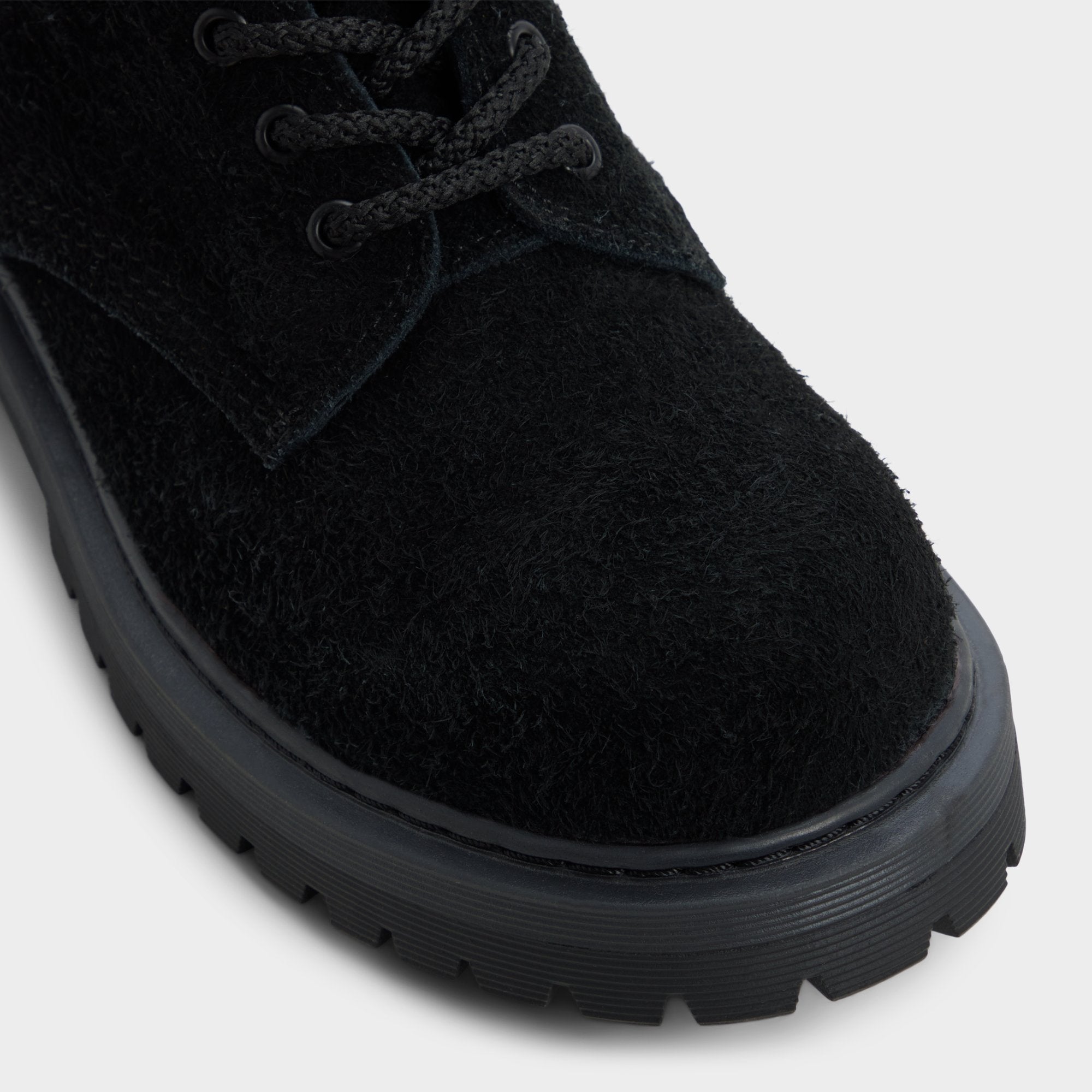 Aldo Doublezero in Black - Combat boot, Lug sole Men