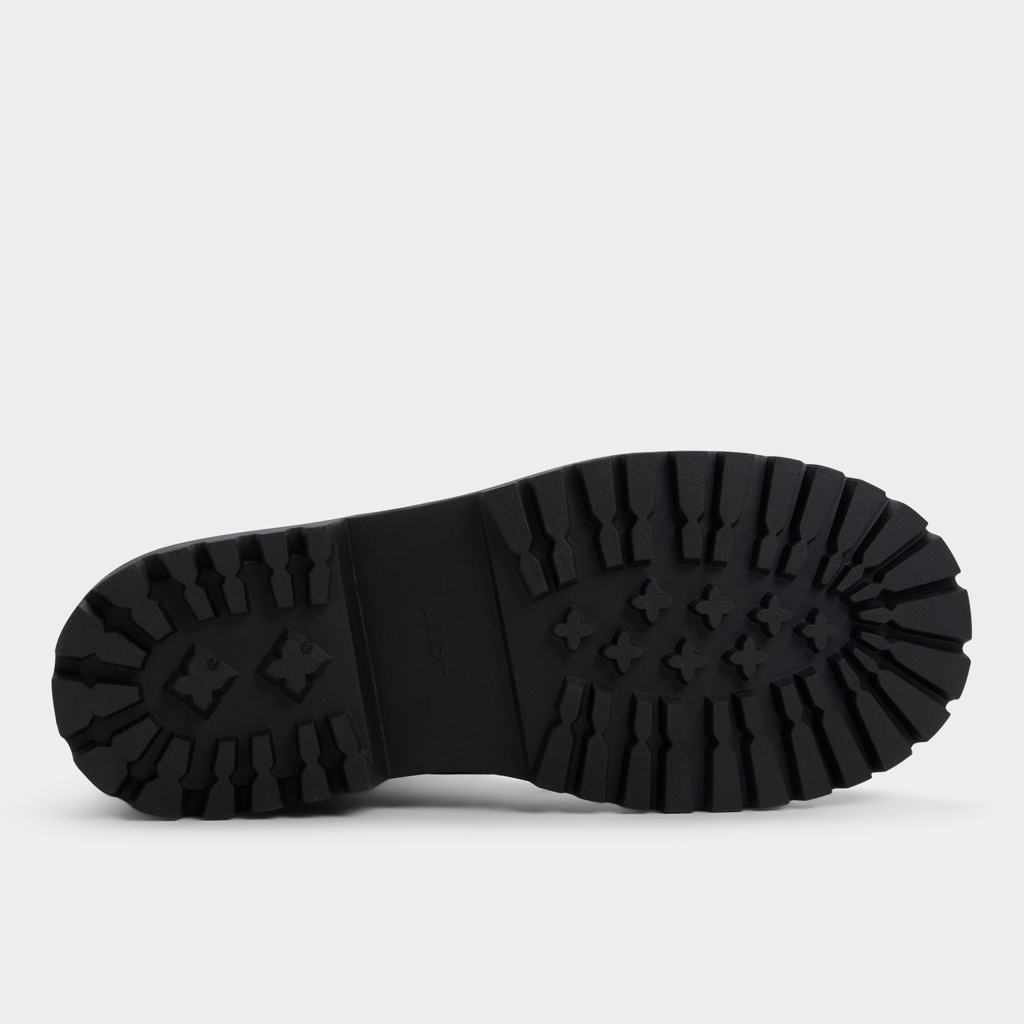 Aldo Doublezero in Black - Combat boot, Lug sole Men