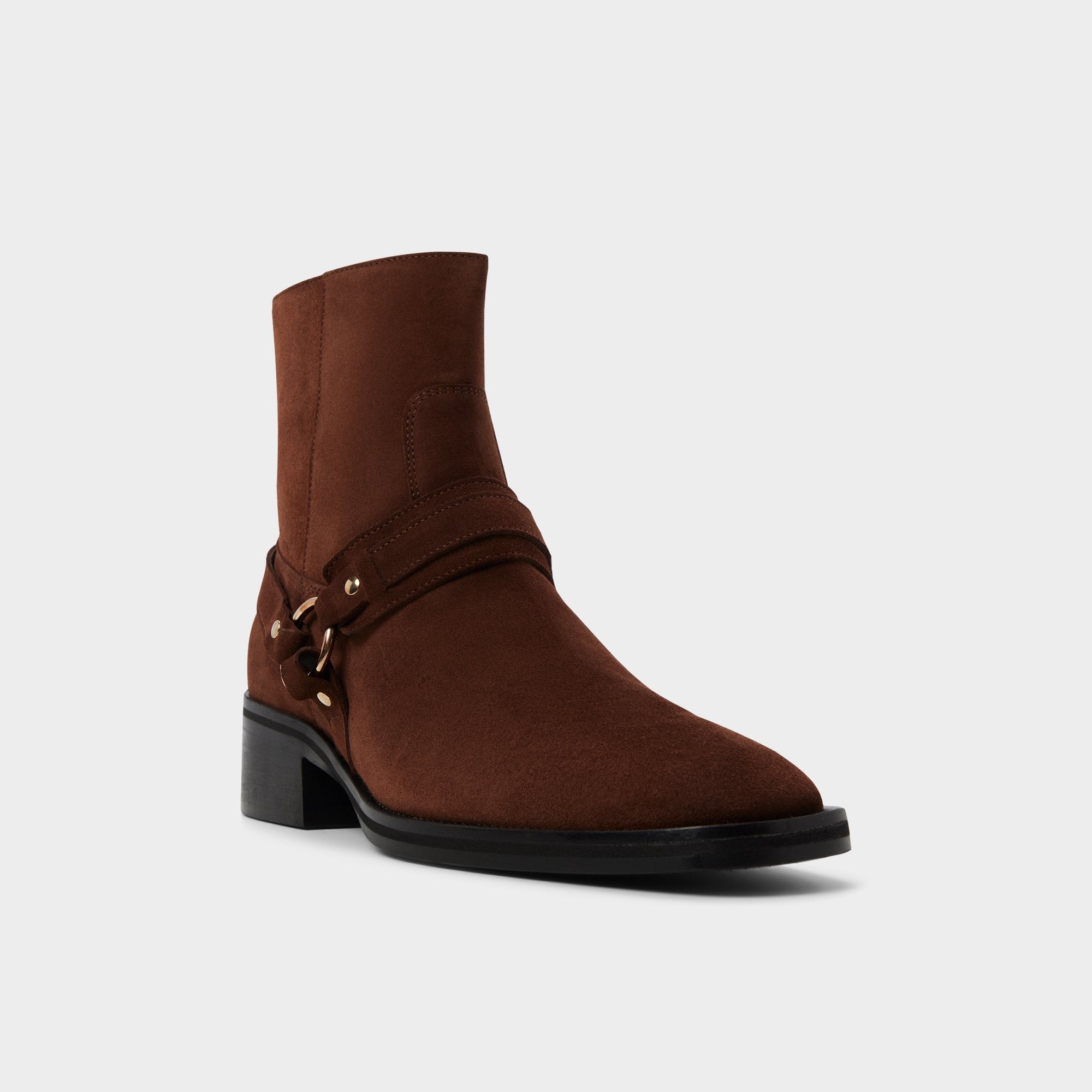 Aldo Marcos in Dark Brown - Ankle boot, Block heel Men