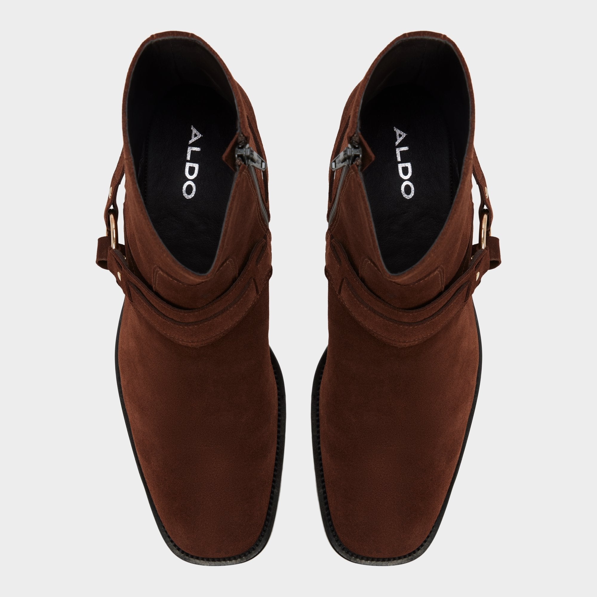 Aldo Marcos in Dark Brown - Ankle boot, Block heel Men