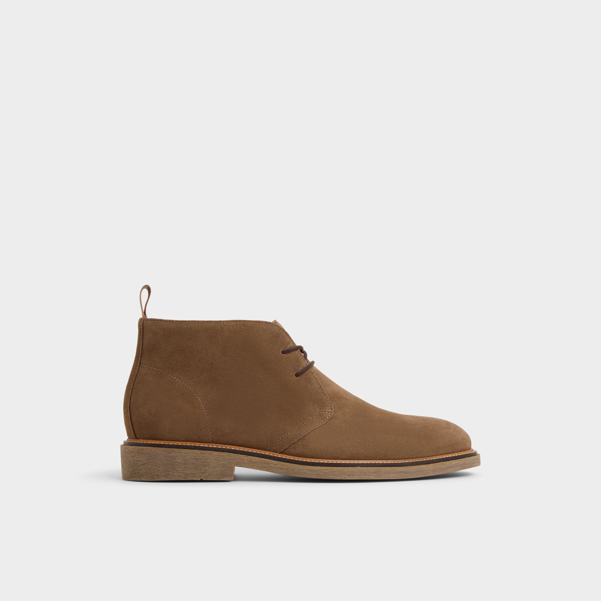 Aldo Jefrey Dark Brown Leather Suede Men's Chukka boots - Chukka boot Men