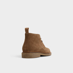 Aldo Jefrey Dark Brown Leather Suede Men's Chukka boots - Chukka boot Men