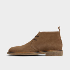 Aldo Jefrey Dark Brown Leather Suede Men's Chukka boots - Chukka boot Men