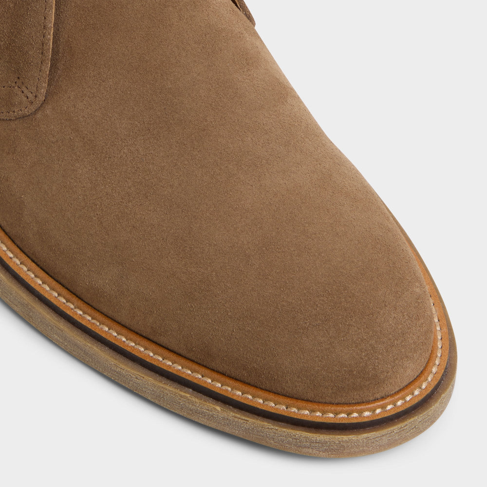 Aldo Jefrey Dark Brown Leather Suede Men's Chukka boots - Chukka boot Men