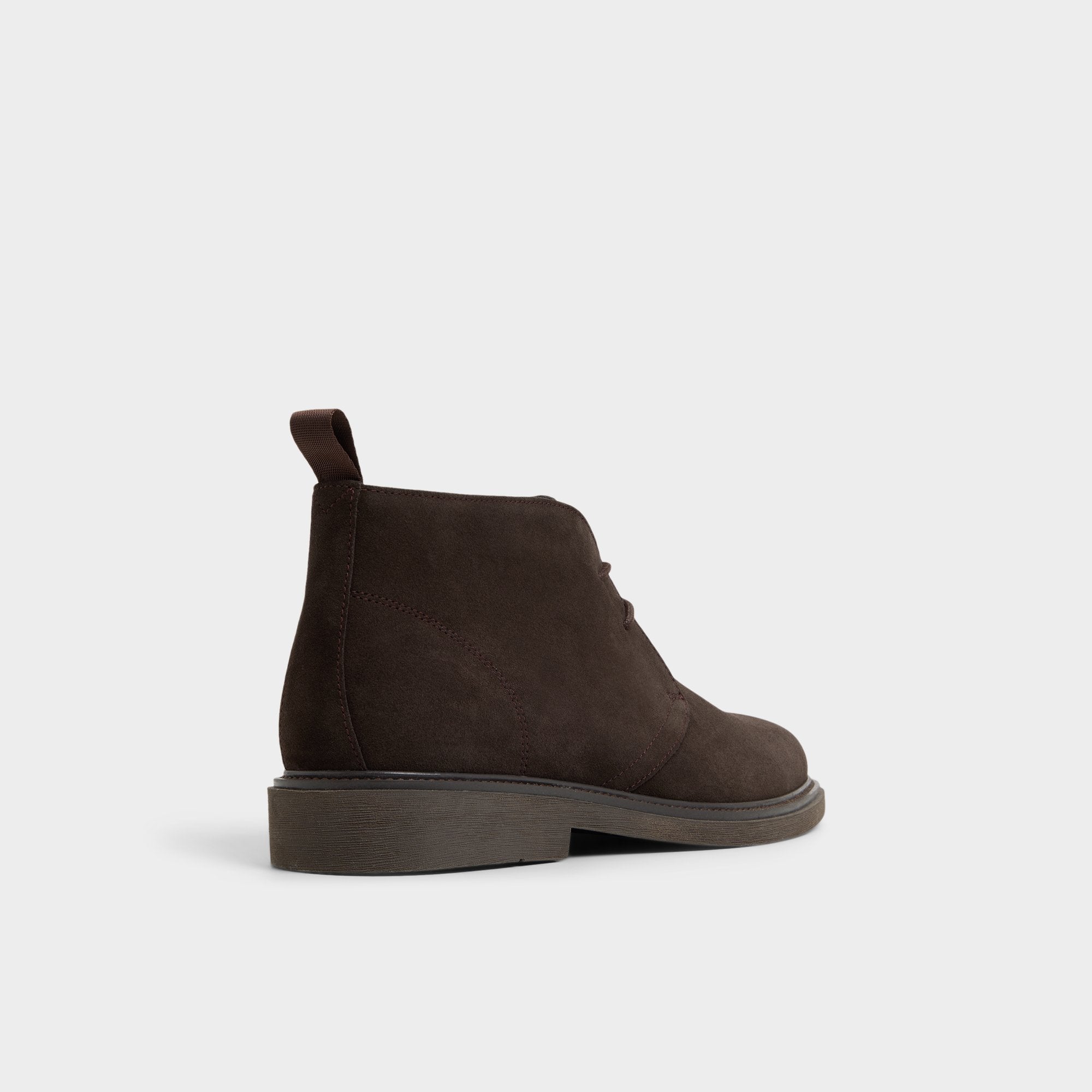 Aldo Jefrey Dark Brown Leather Suede Men's Chukka boots - Chukka boot Men