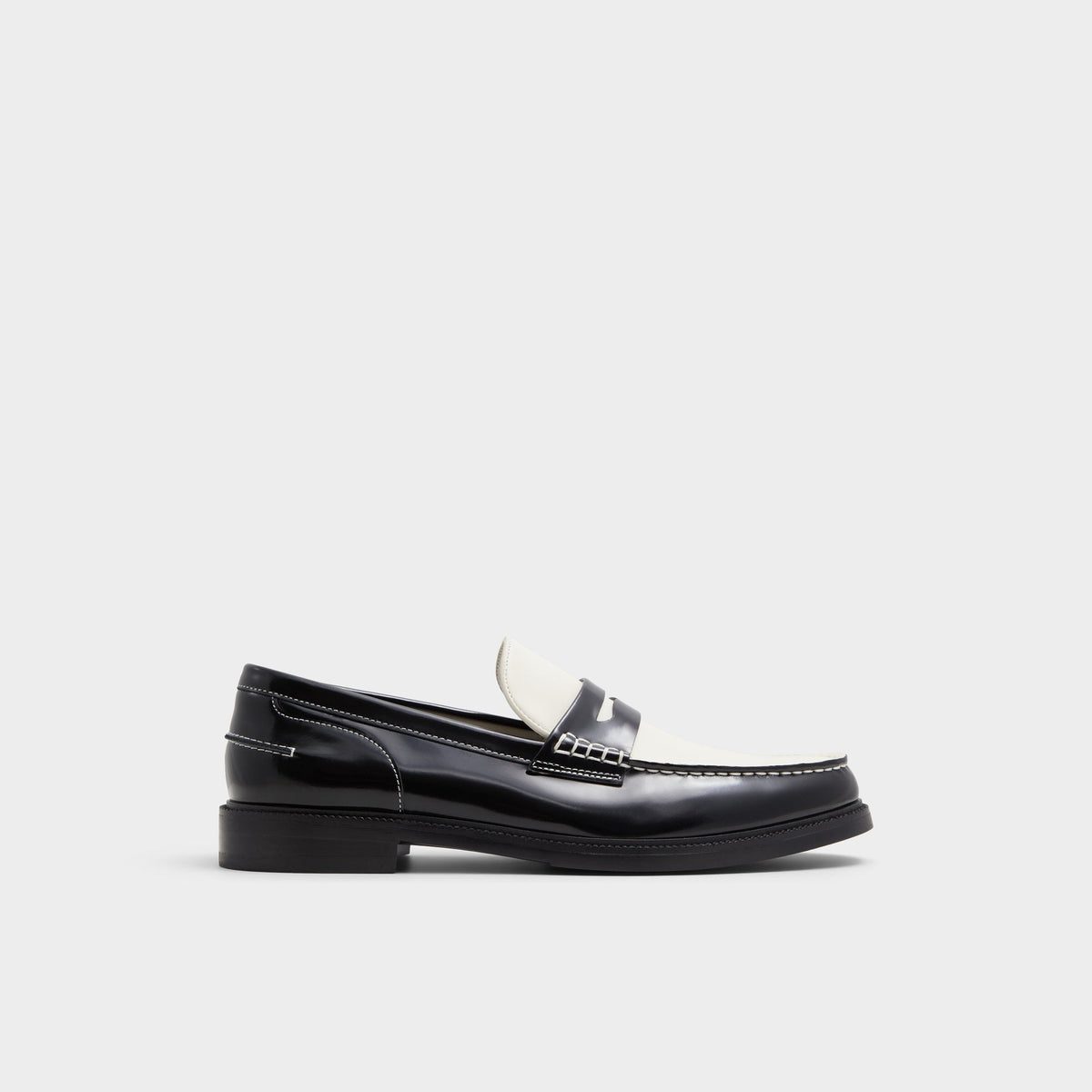 Aldo Kieran Black/White Men's Dress Shoes - Loafer Men