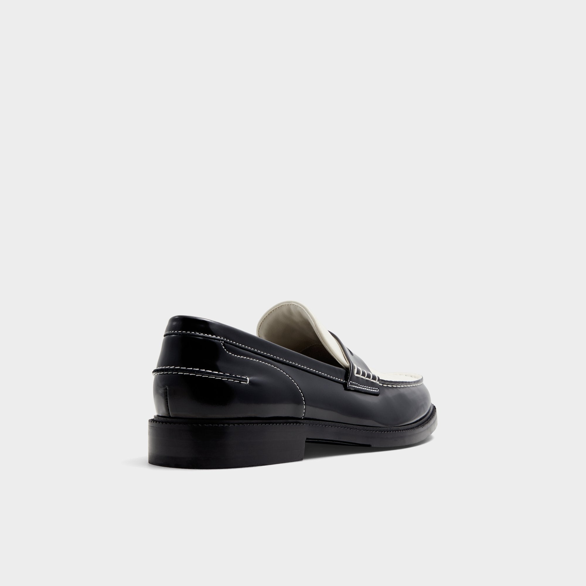Aldo Kieran Black/White Men's Dress Shoes - Loafer Men
