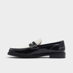 Aldo Kieran Black/White Men's Dress Shoes - Loafer Men