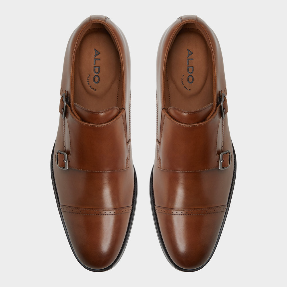 Aldo Zelasien in Cognac - Monkstrap loafer Men