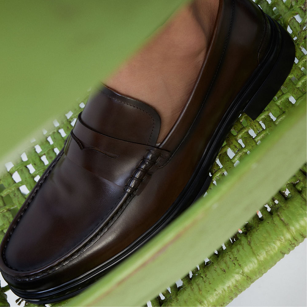 Aldo Tucker Other Brown Leather Smooth Men's Loafers & Slip-Ons - Loafer Men