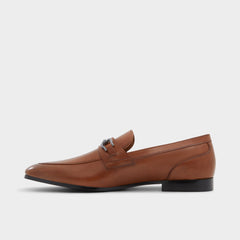 Aldo Marinho Cognac Leather Smooth Men's Dress Shoes - Loafer Men