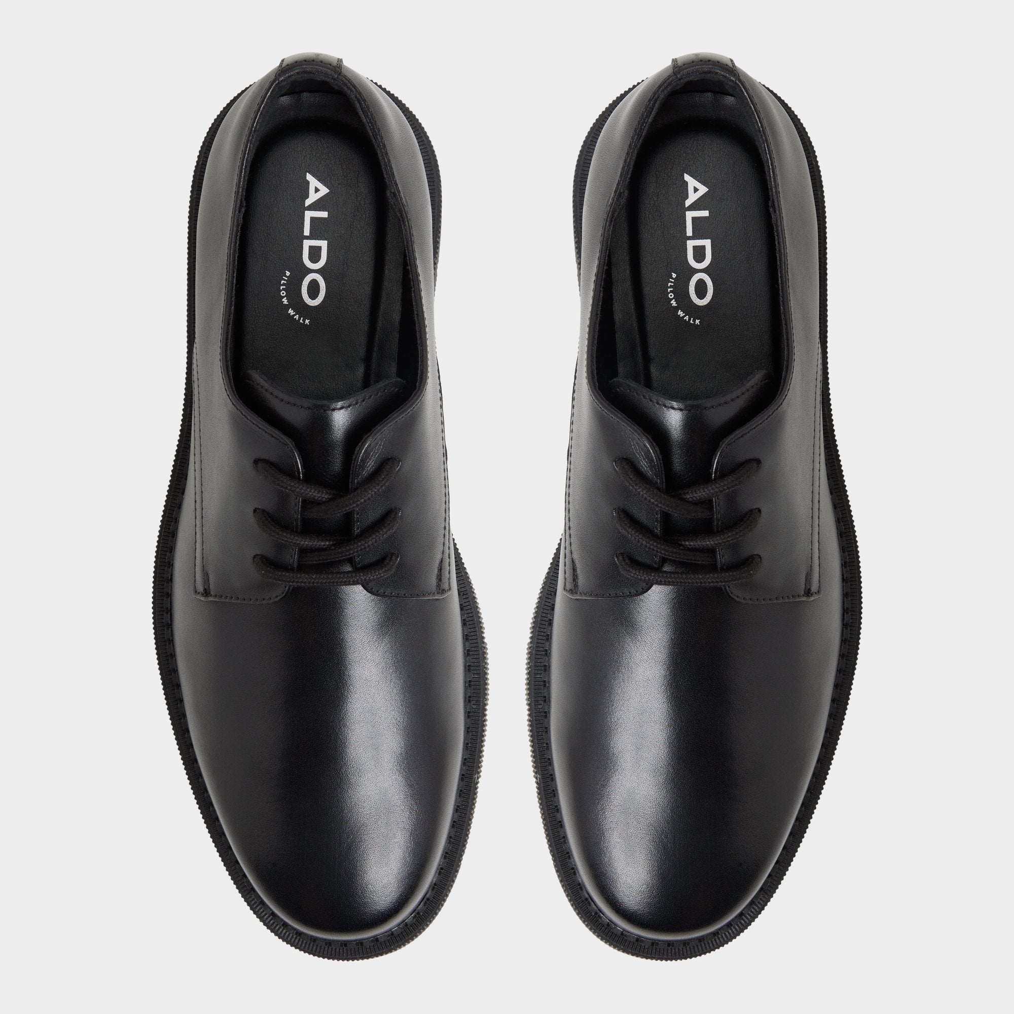 Aldo Simian in Black 14184483 - Derby shoe, Lug sole Men