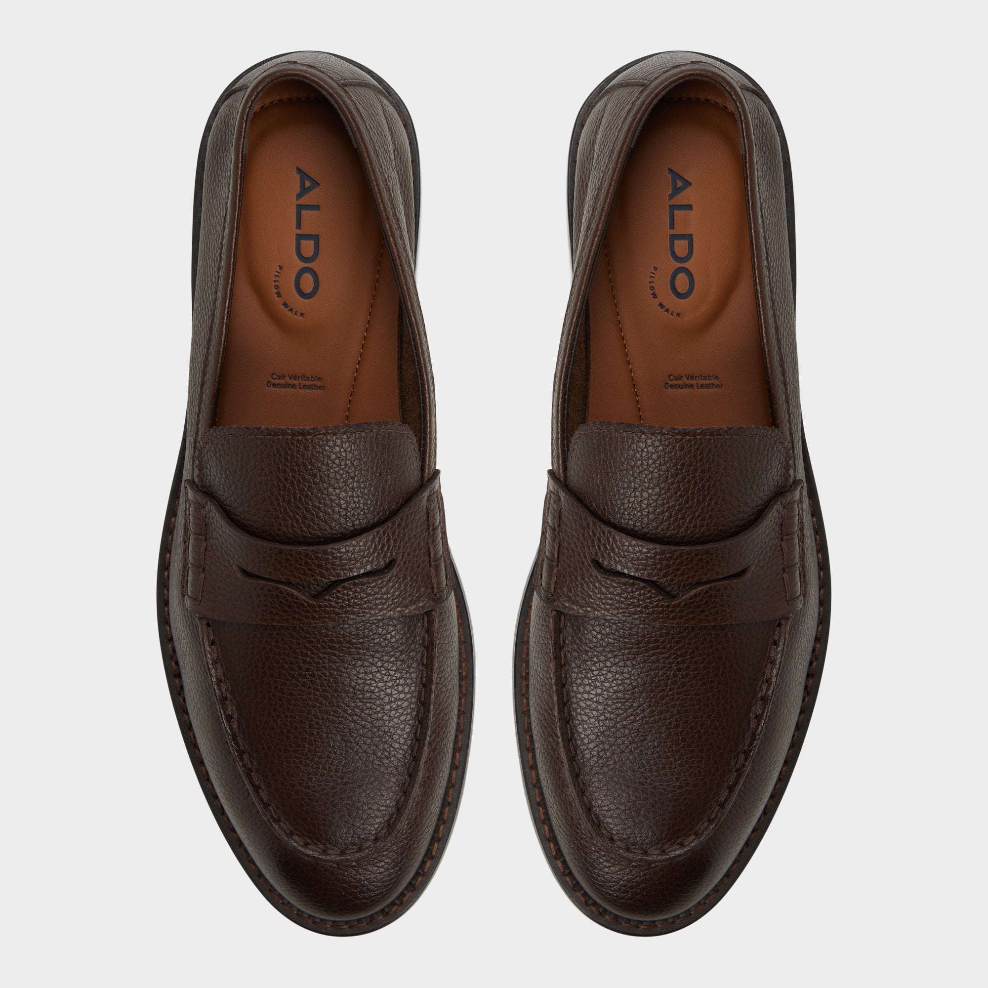 Aldo Melvillee in Dark Brown - Loafer Men