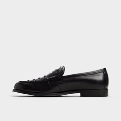 Aldo Keifer Black/Silver Multi Men's Dress Shoes - Loafer Men