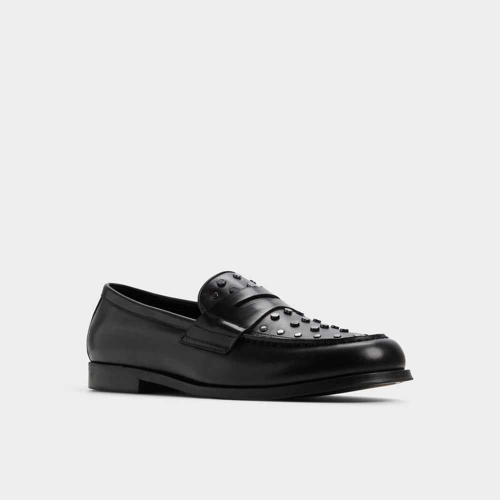 Aldo Keifer Black/Silver Multi Men's Dress Shoes - Loafer Men