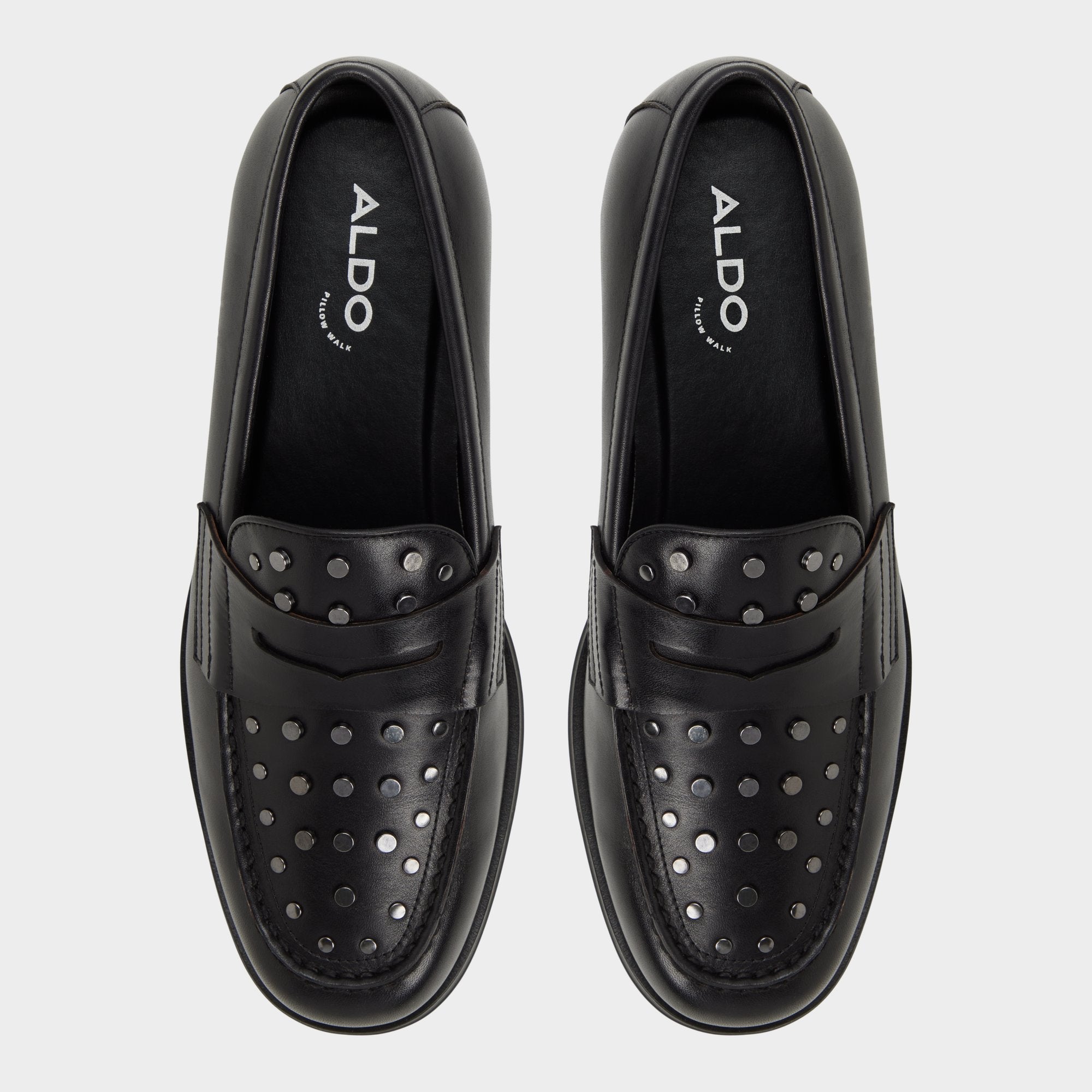 Aldo Keifer Black/Silver Multi Men's Dress Shoes - Loafer Men