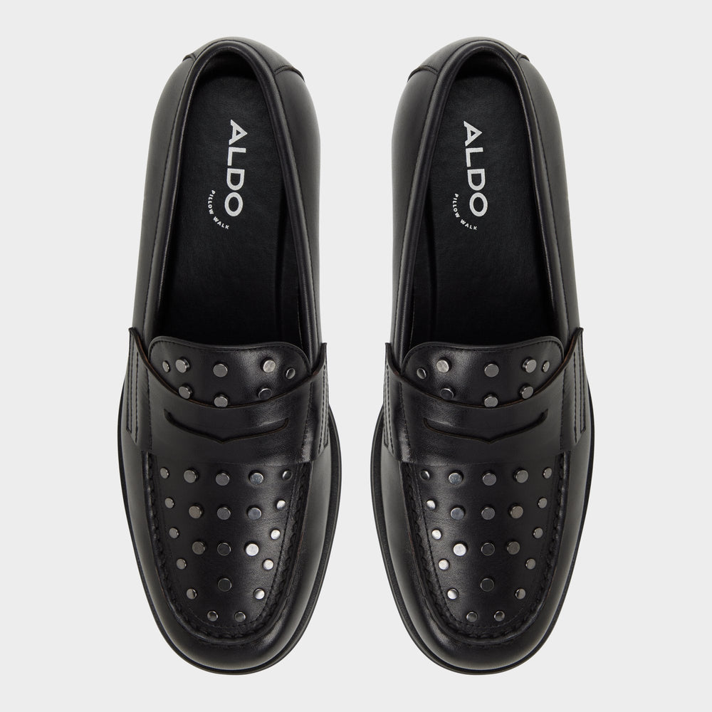 Aldo Keifer Black/Silver Multi Men's Dress Shoes - Loafer Men