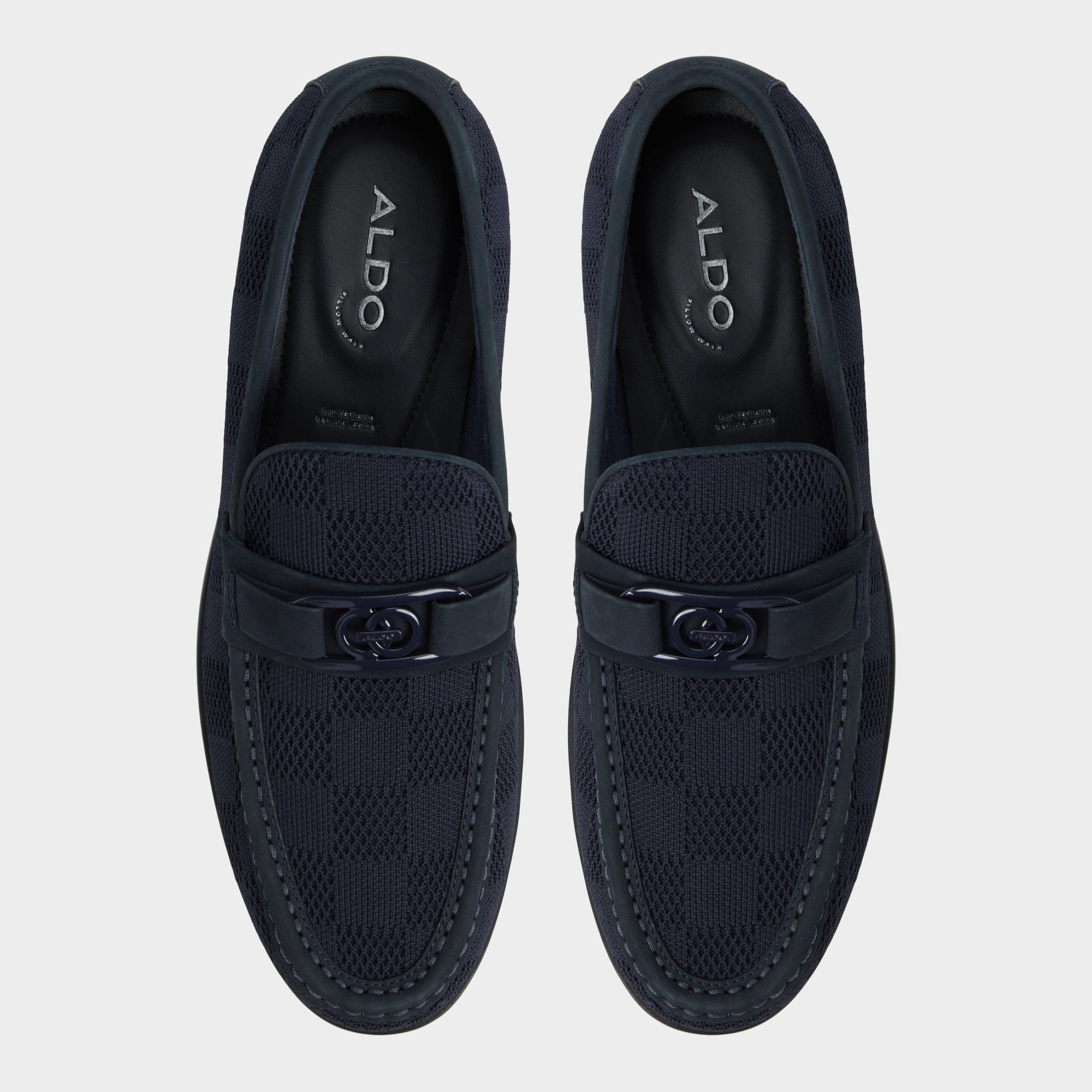 Aldo Hawley Navy Men's Dress Shoes - Loafer Men