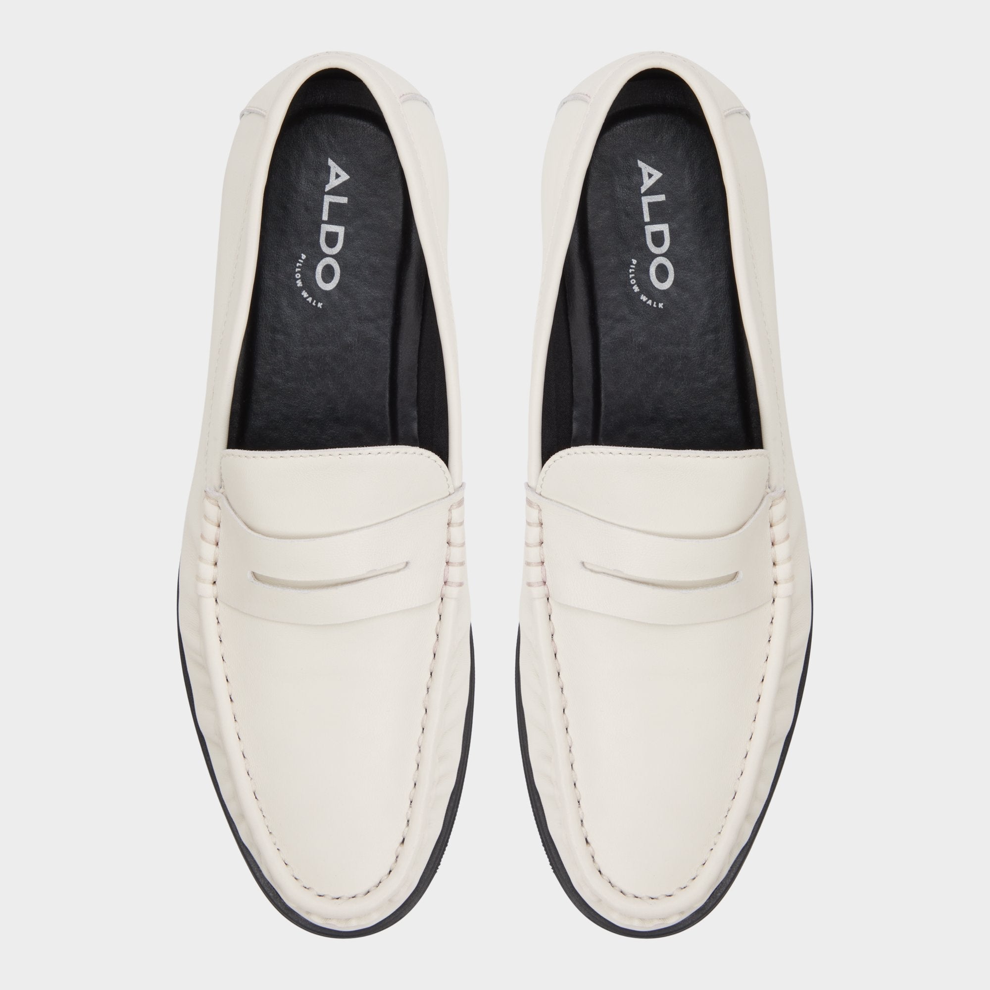 Aldo Speakeasy Ivory Men's Dress Shoes - Loafer Men