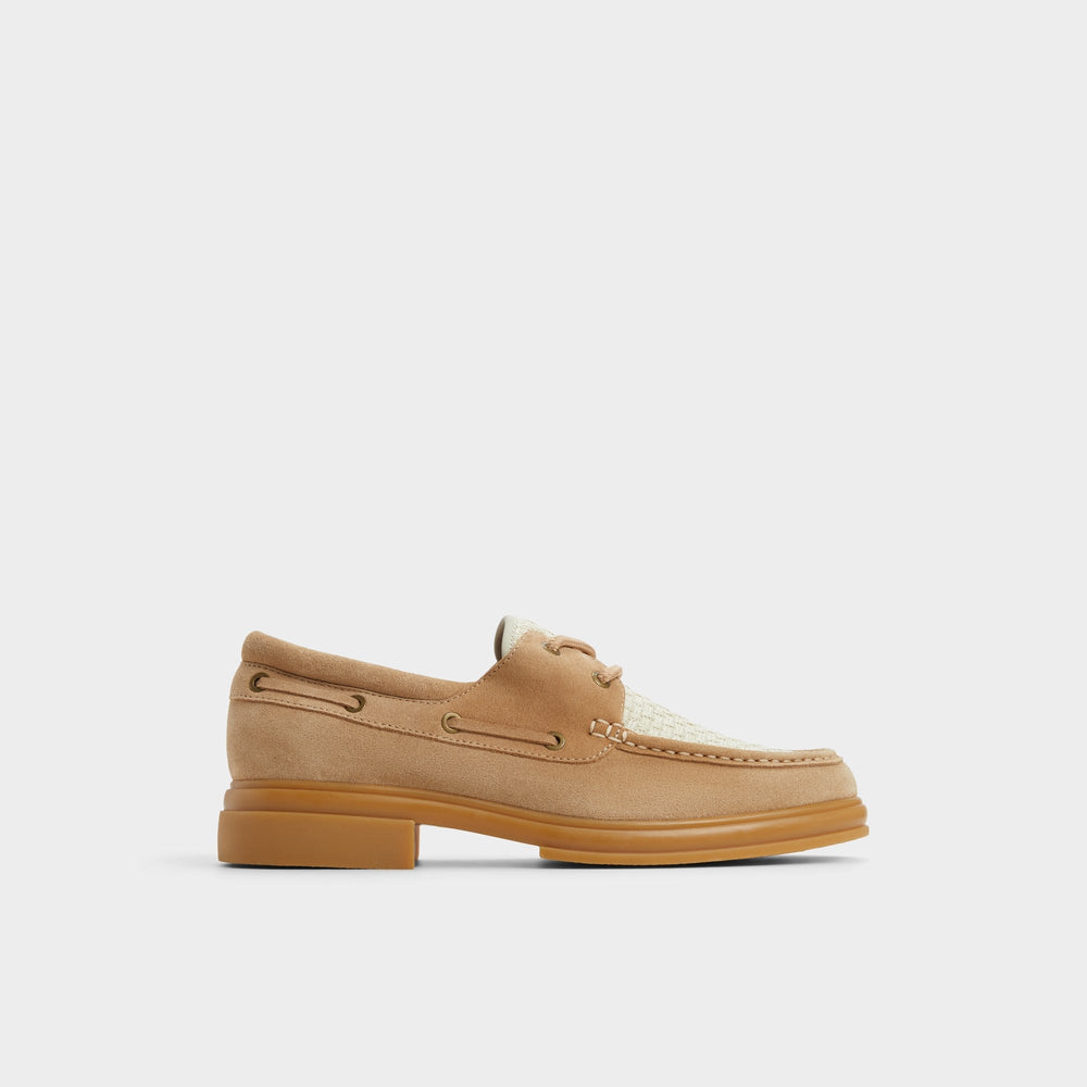 Aldo Seaexplorer Beige Men's Dress Shoes - Boat shoe Men