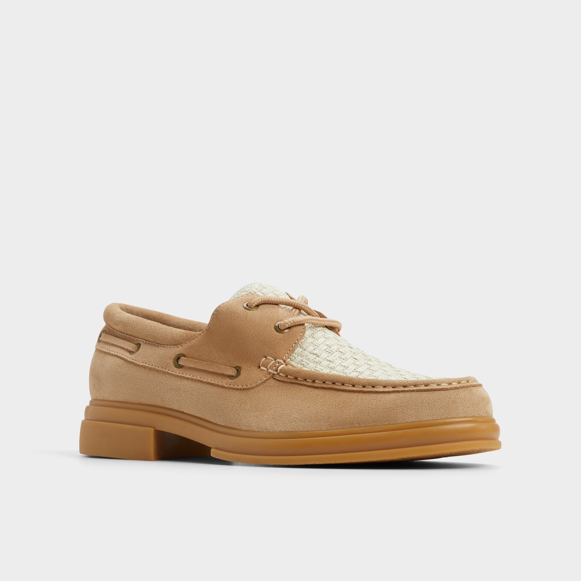 Aldo Seaexplorer Beige Men's Dress Shoes - Boat shoe Men