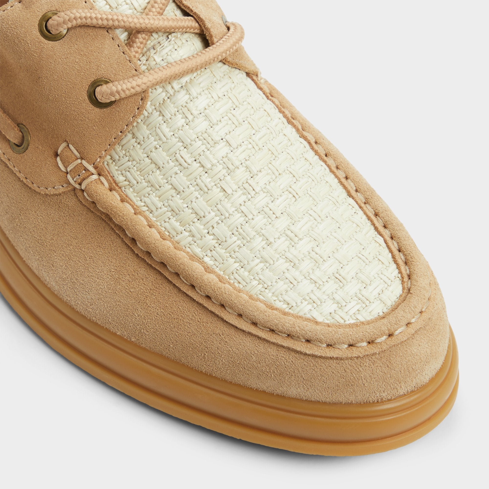 Aldo Seaexplorer Beige Men's Dress Shoes - Boat shoe Men