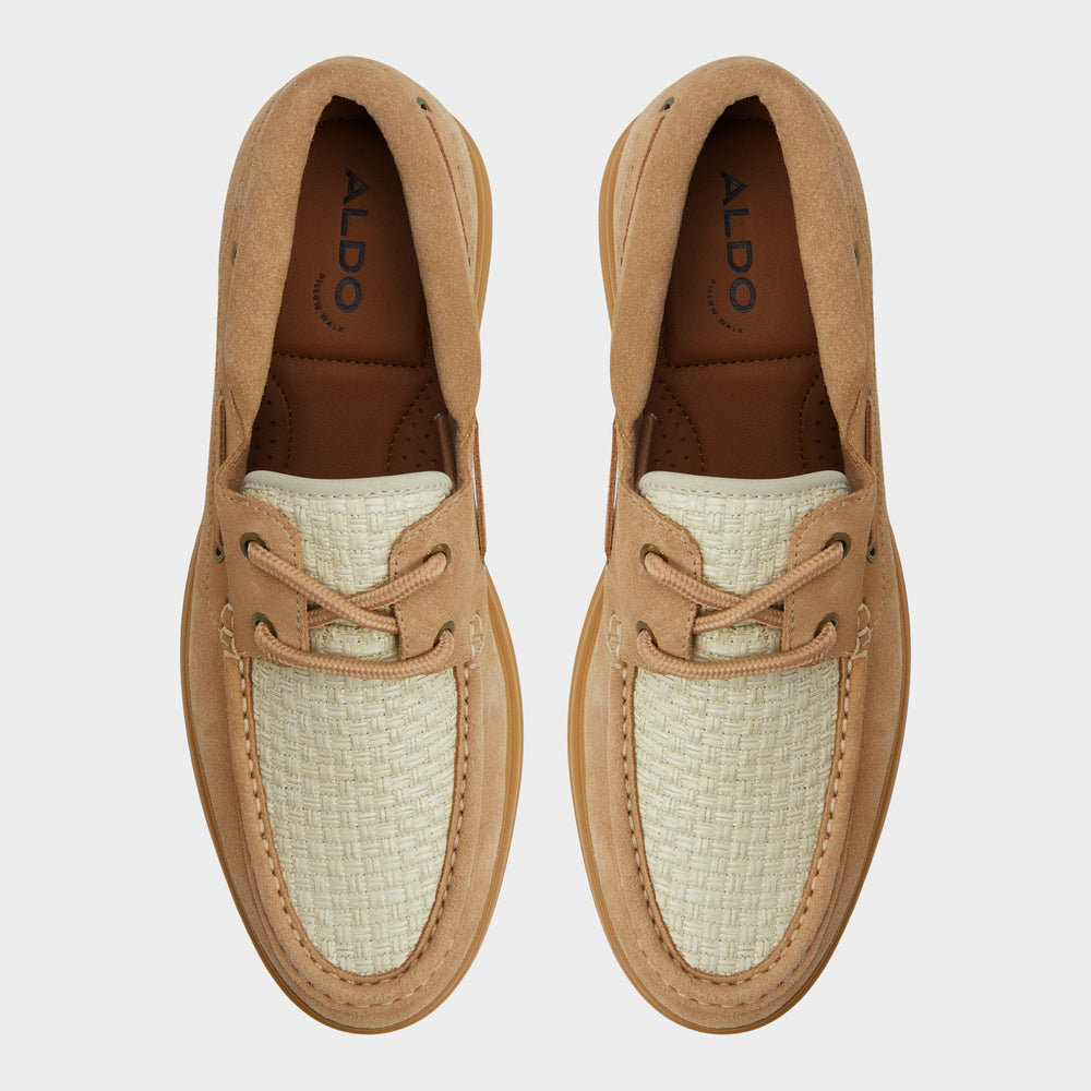 Aldo Seaexplorer Beige Men's Dress Shoes - Boat shoe Men