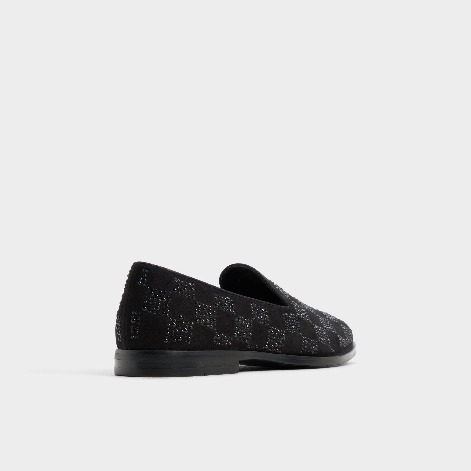 Aldo Casino Other Black Synthetic Textured Men's Dress Shoes - Loafer Men