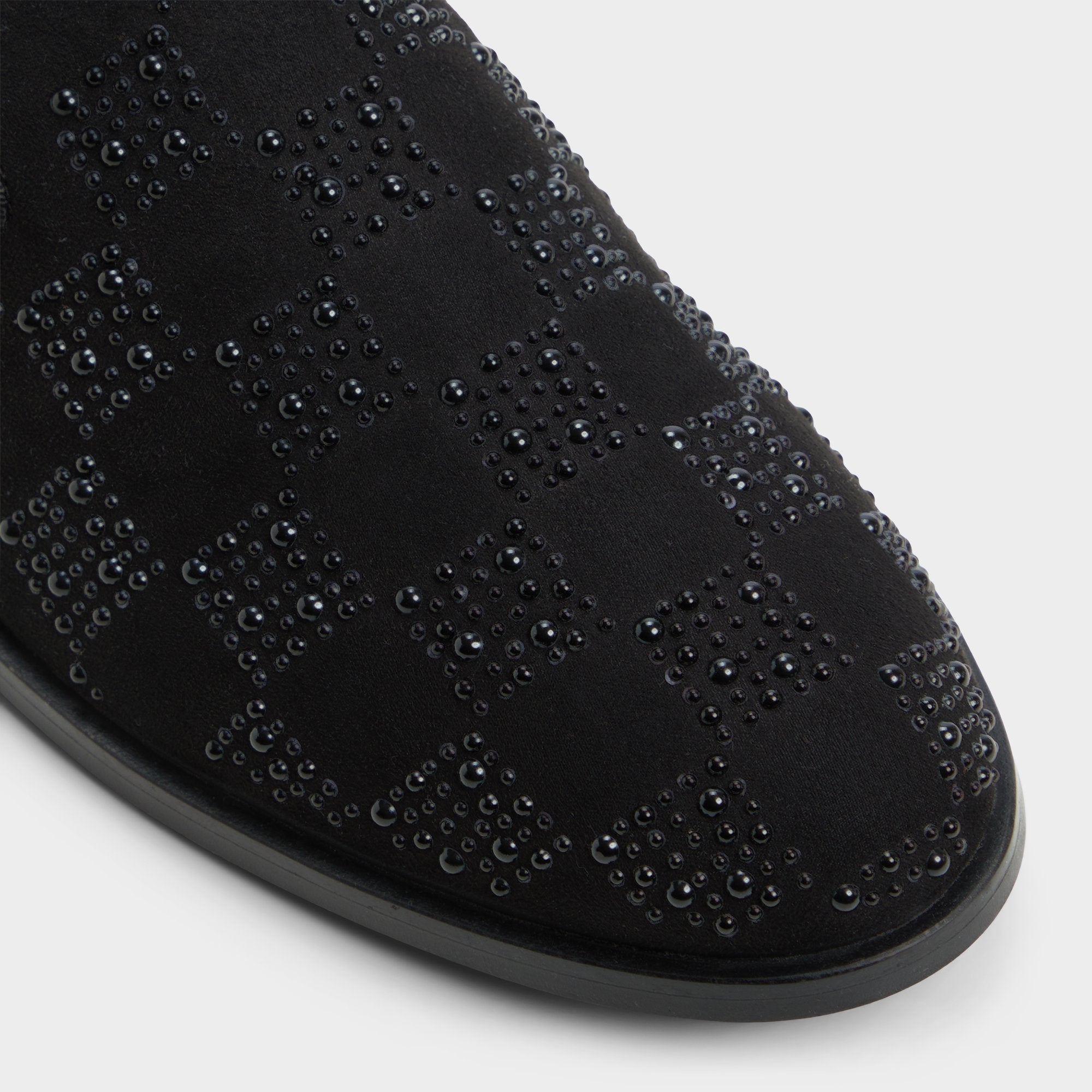 Aldo Casino Other Black Synthetic Textured Men's Dress Shoes - Loafer Men