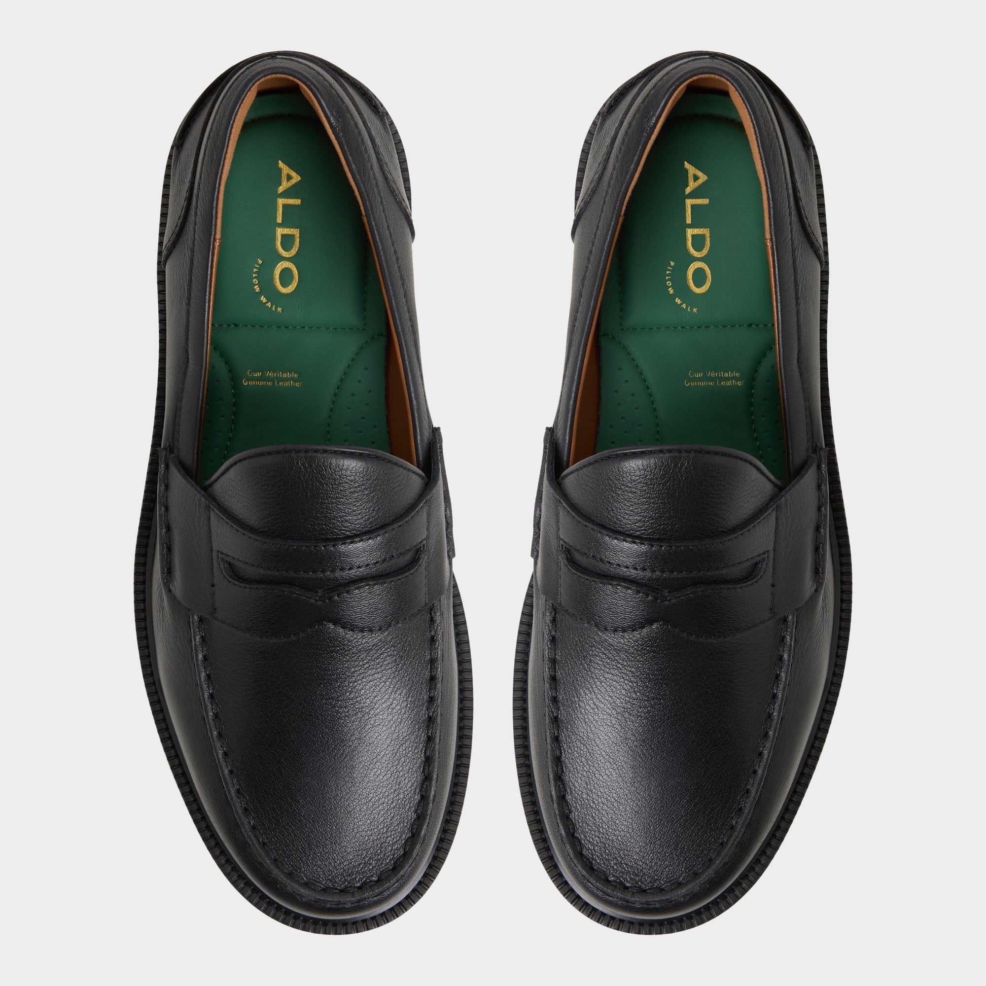 Aldo Buckley in Open Black - Loafer Men