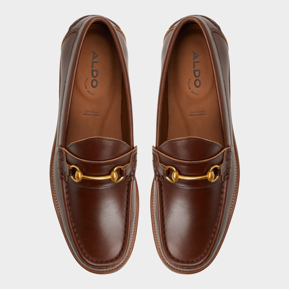 Aldo Wildwoodd Medium Brown Men's Dress Shoes - Loafer Men